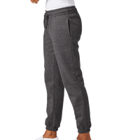 District Women's V.I.T. Fleece Sweatpant, Heathered Charcoal, Left Side view
