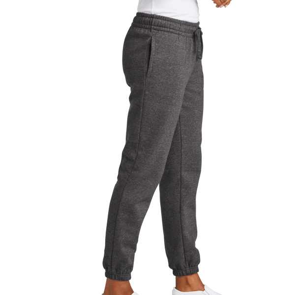 District Women's V.I.T. Fleece Sweatpant, Heathered Charcoal, Right Side view