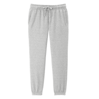 District Women's V.I.T. Fleece Sweatpant, Light Heather Grey, Front view
