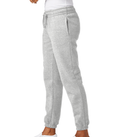 District Women's V.I.T. Fleece Sweatpant, Light Heather Grey, Left Side view
