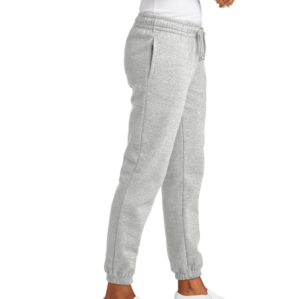 District Women's V.I.T. Fleece Sweatpant, Light Heather Grey, Right Side view