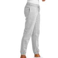 District Women's V.I.T. Fleece Sweatpant, Light Heather Grey, Right Side view
