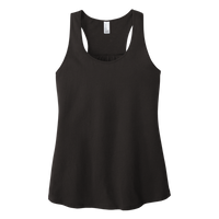 District Women's V.I.T. Racerback Tank, Black, Front view