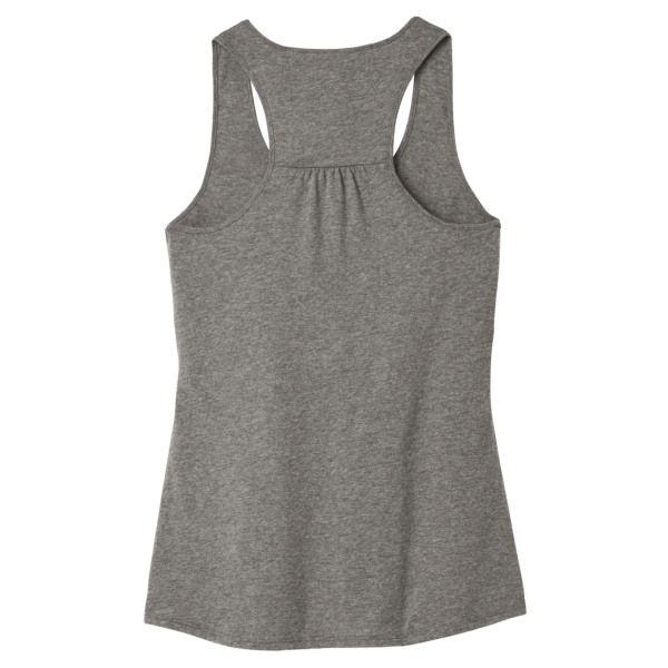 District Women's V.I.T. Racerback Tank, Grey Frost, Back view