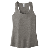 District Women's V.I.T. Racerback Tank, Grey Frost, Front view