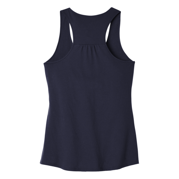 District Women's V.I.T. Racerback Tank, New Navy, Back view