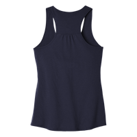 District Women's V.I.T. Racerback Tank, New Navy, Back view