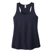 District Women's V.I.T. Racerback Tank, New Navy, Front view