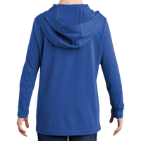 District Youth Perfect Tri ® Long Sleeve Hoodie, Deep Royal, Back view