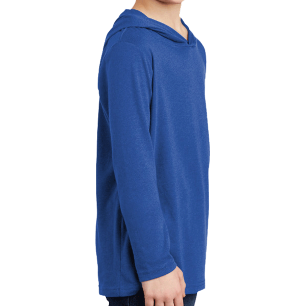 District Youth Perfect Tri ® Long Sleeve Hoodie, Deep Royal, Right Sleeve view