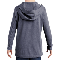 District Youth Perfect Tri ® Long Sleeve Hoodie, Navy Frost, Back view
