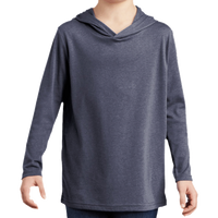 District Youth Perfect Tri ® Long Sleeve Hoodie, Navy Frost, Front view