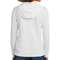 District Youth Perfect Tri ® Long Sleeve Hoodie, White, Back view