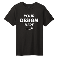 District Youth Perfect Tri ® Tee, Black, Front view, Mockup