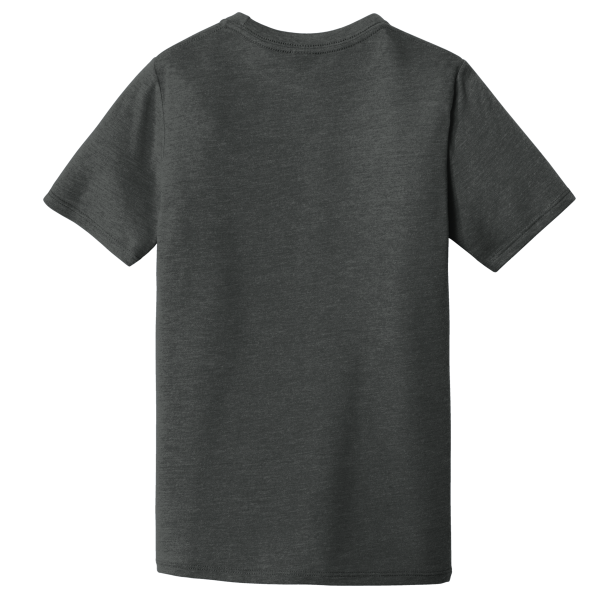 District Youth Perfect Tri ® Tee, Black Frost, Back view