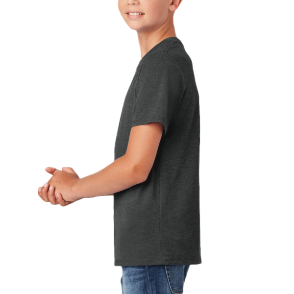 District Youth Perfect Tri ® Tee, Black Frost, Left Sleeve view