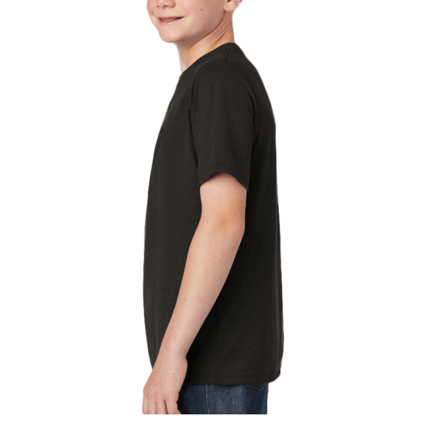 District Youth Perfect Tri ® Tee, Black, Left Sleeve view