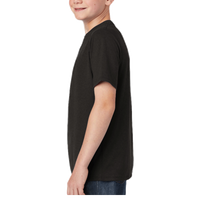 District Youth Perfect Tri ® Tee, Black, Left Sleeve view