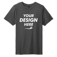 District Youth Perfect Tri ® Tee, Charcoal, Front view, Mockup