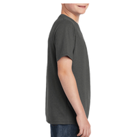 District Youth Perfect Tri ® Tee, Charcoal, Right Sleeve view