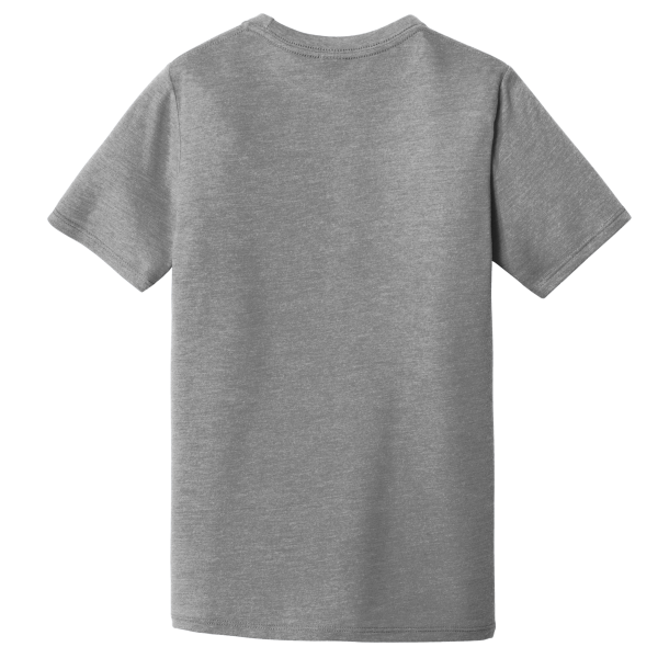 District Youth Perfect Tri ® Tee, Grey Frost, Back view
