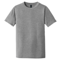 District Youth Perfect Tri ® Tee, Grey Frost, Front view