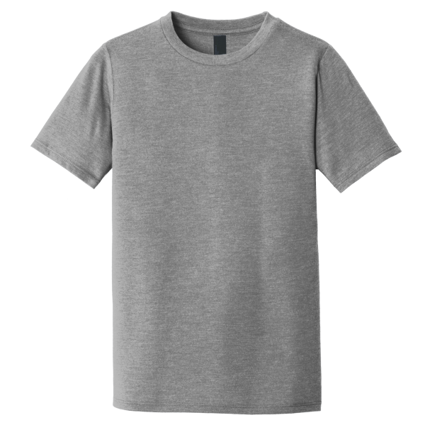 District Youth Perfect Tri ® Tee, Grey Frost, Front view