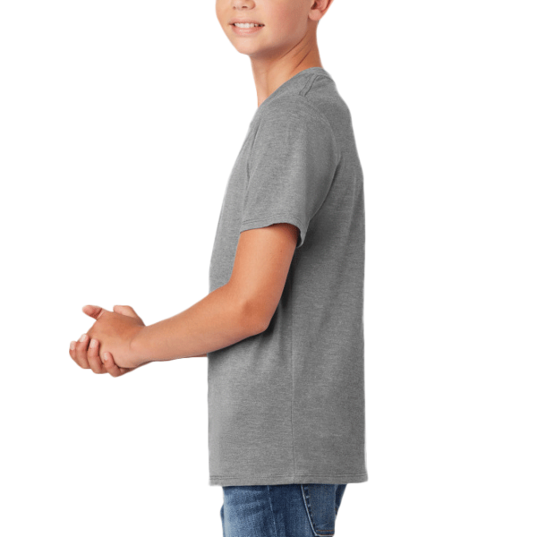 District Youth Perfect Tri ® Tee, Grey Frost, Left Sleeve view