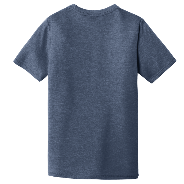 District Youth Perfect Tri ® Tee, Navy Frost, Back view