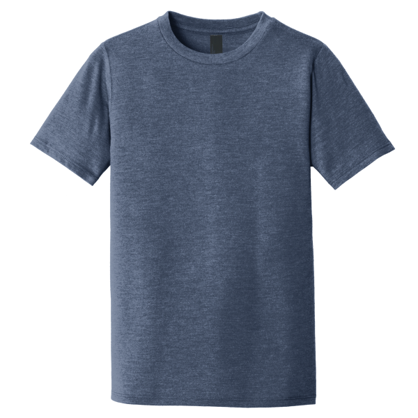 District Youth Perfect Tri ® Tee, Navy Frost, Front view
