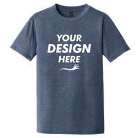 District Youth Perfect Tri ® Tee, Navy Frost, Front view, Mockup