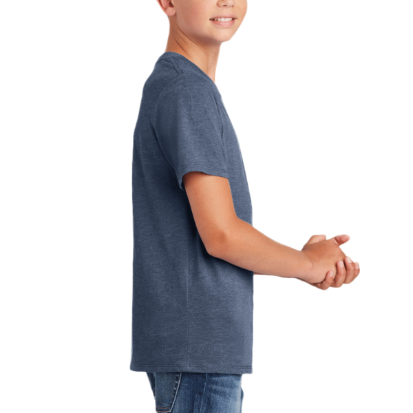 District Youth Perfect Tri ® Tee, Navy Frost, Right Sleeve view