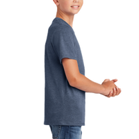 District Youth Perfect Tri ® Tee, Navy Frost, Right Sleeve view