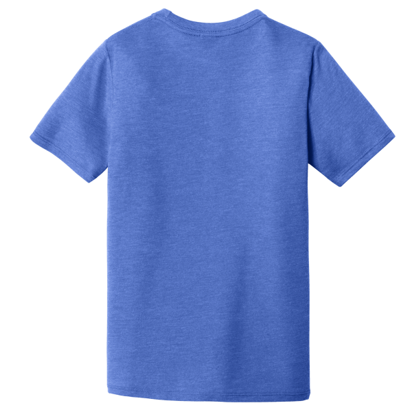 District Youth Perfect Tri ® Tee, Royal Frost, Back view