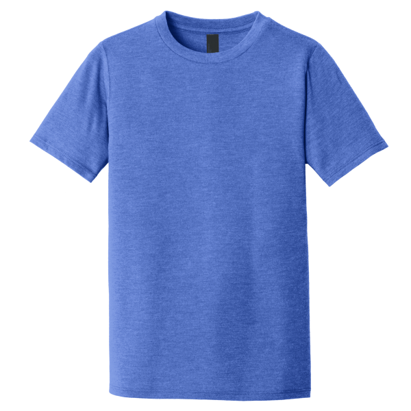 District Youth Perfect Tri ® Tee, Royal Frost, Front view
