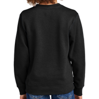 District Youth V.I.T. Fleece Crew, Black, Back view