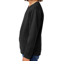 District Youth V.I.T. Fleece Crew, Black, Left Sleeve view