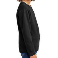 District Youth V.I.T. Fleece Crew, Black, Right Sleeve view