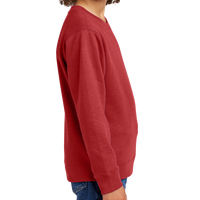 District Youth V.I.T. Fleece Crew, Classic Red, Right Sleeve view
