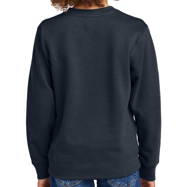 District Youth V.I.T. Fleece Crew, New Navy, Back view
