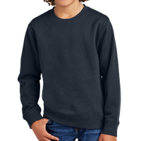 District Youth V.I.T. Fleece Crew, New Navy, Front view