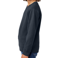 District Youth V.I.T. Fleece Crew, New Navy, Left Sleeve view