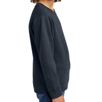 District Youth V.I.T. Fleece Crew, New Navy, Right Sleeve view