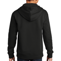 District Youth V.I.T. Fleece Hoodie, Black, Back view