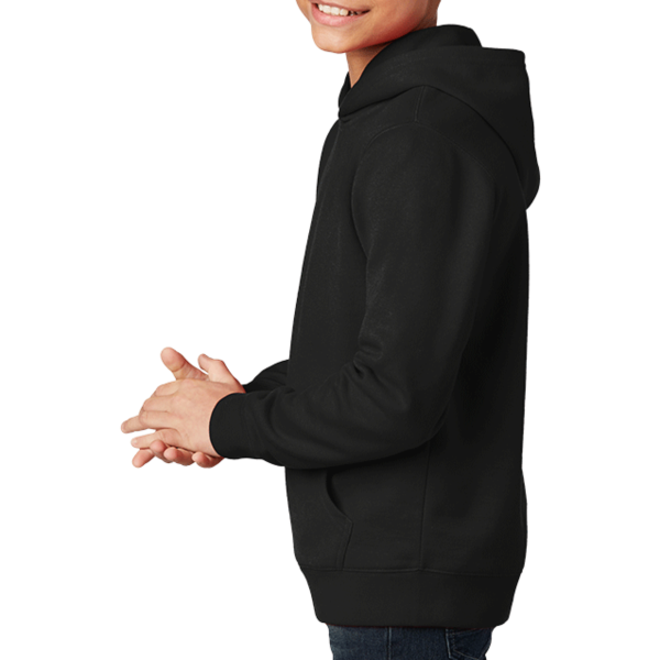 District Youth V.I.T. Fleece Hoodie, Black, Left Sleeve view