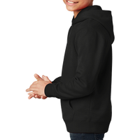 District Youth V.I.T. Fleece Hoodie, Black, Left Sleeve view