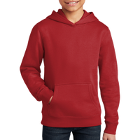 District Youth V.I.T. Fleece Hoodie, Classic Red, Front view