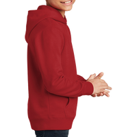 District Youth V.I.T. Fleece Hoodie, Classic Red, Right Sleeve view