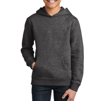 District Youth V.I.T. Fleece Hoodie, Heathered Charcoal, Front view