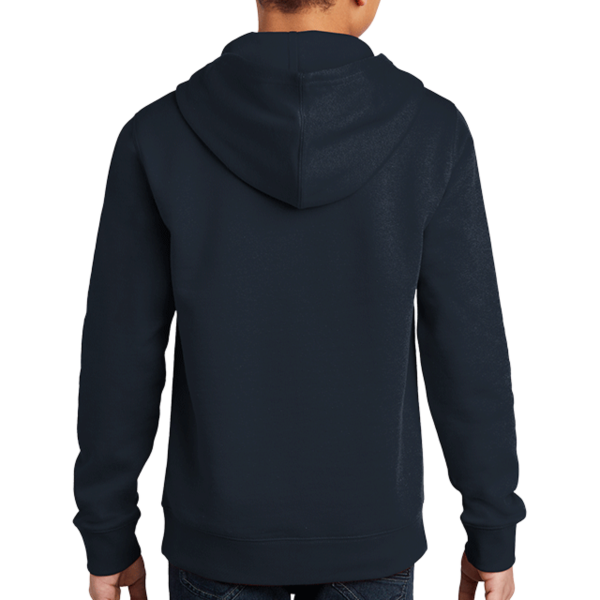 District Youth V.I.T. Fleece Hoodie, New Navy, Back view